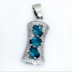 London Blue Topaz Pendant